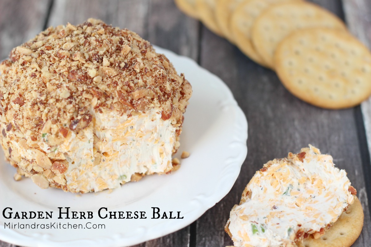 Garden Herb Cheese Ball - Mirlandra's Kitchen