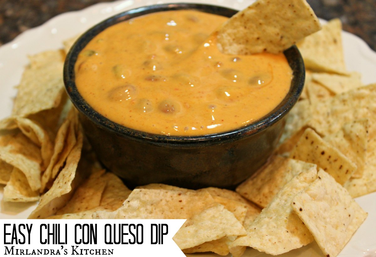 Easy Chili Con Queso Dip - Mirlandra's Kitchen