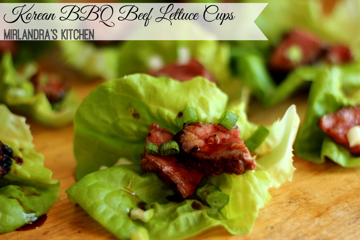 Korean Beef Lettuce Cups
