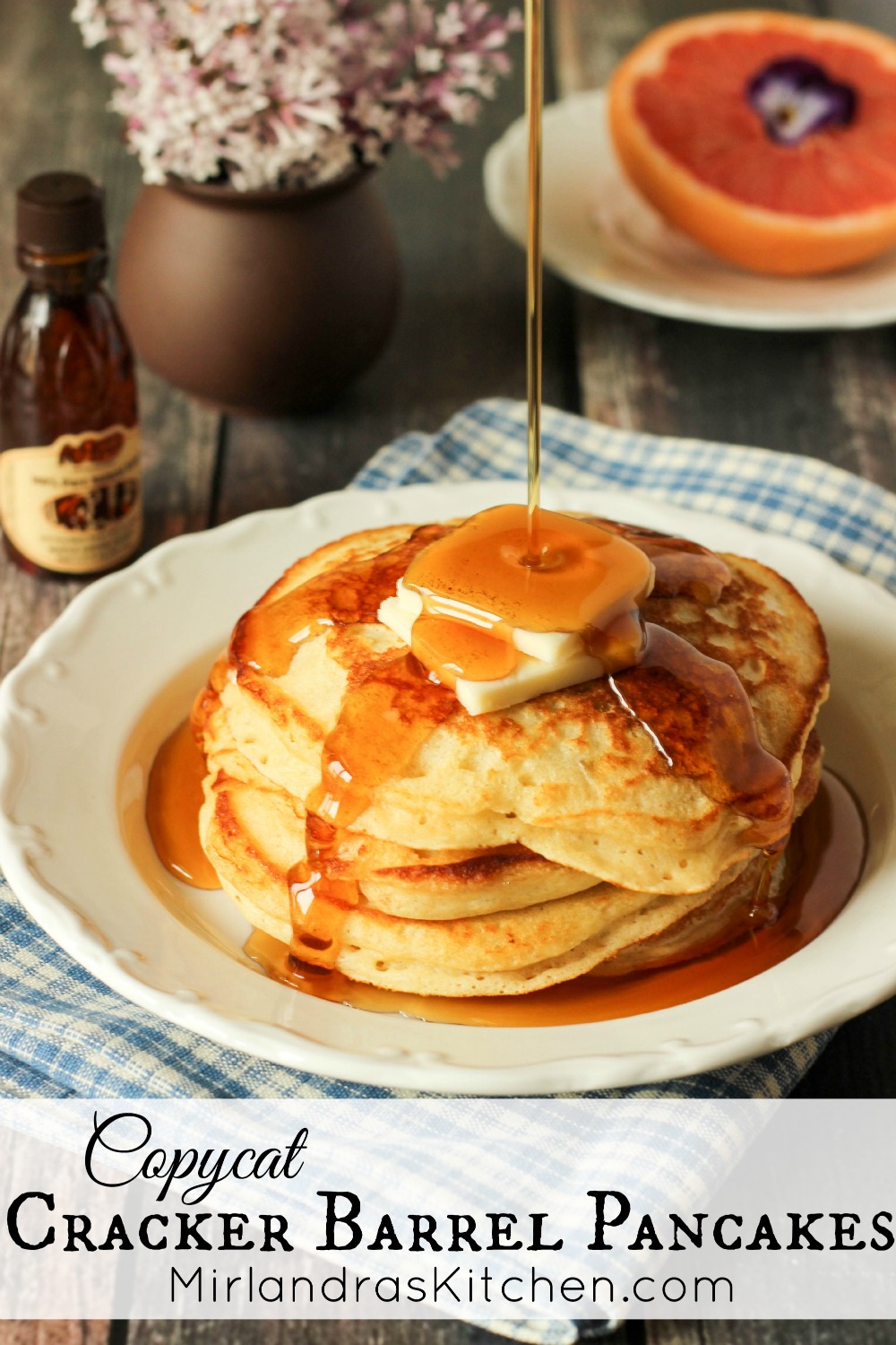 Copycat Cracker Barrel Pancakes - Mirlandra's Kitchen