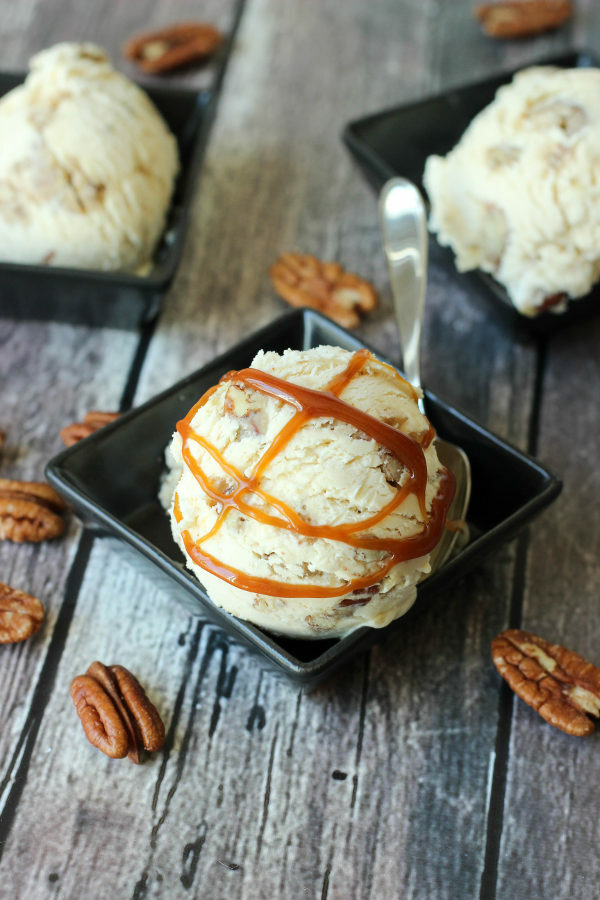 Salted Almond Ice Cream {no churn}