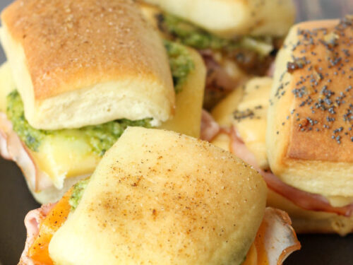 Ham and Cheese Potato Rolls, Hot Sandwiches - Sandra's Easy Cooking