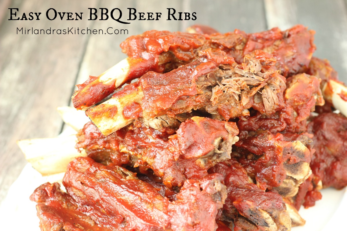 Easy Oven BBQ Beef Ribs Mirlandra's Kitchen