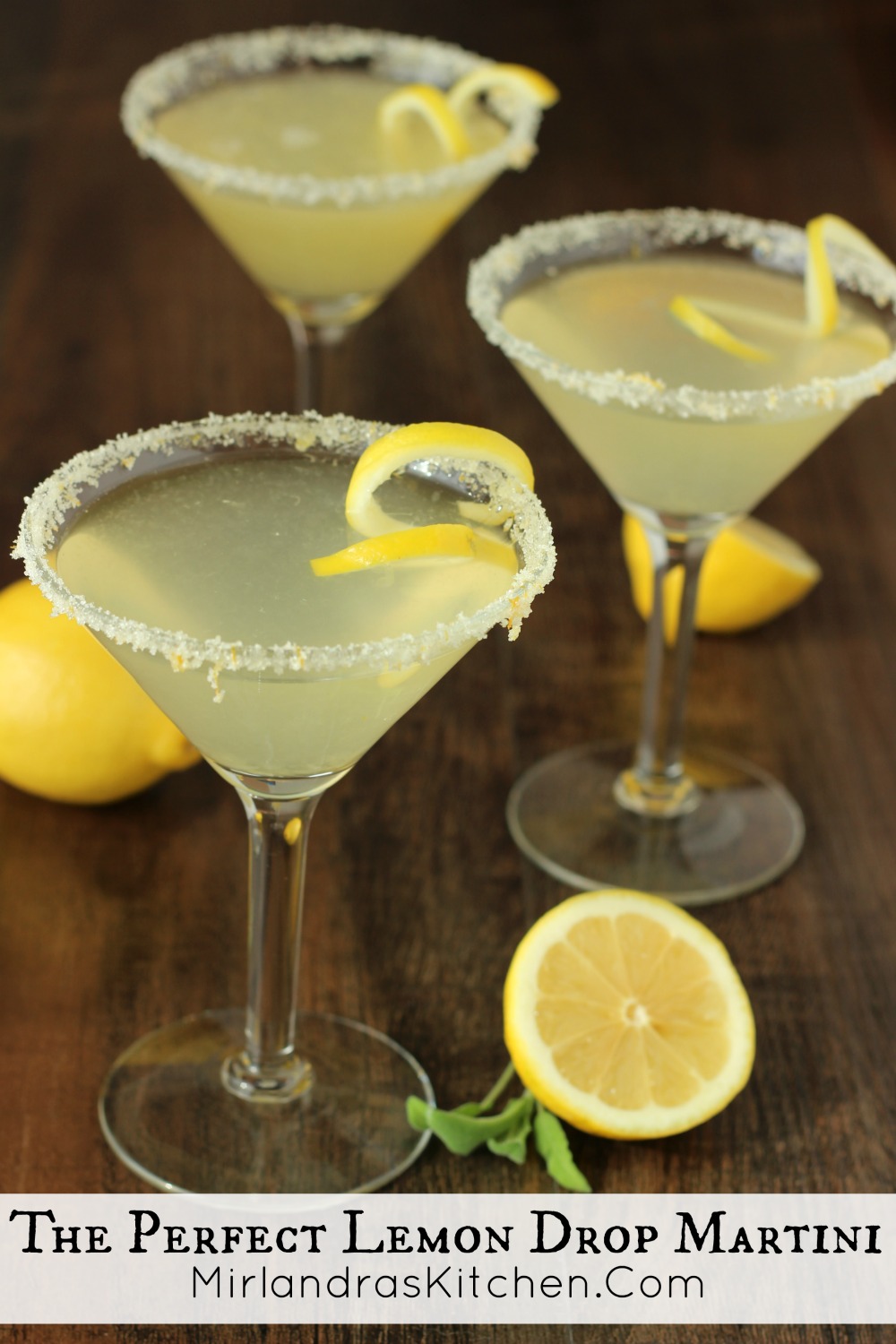 The Perfect Lemon Drop Martini - Mirlandra's Kitchen