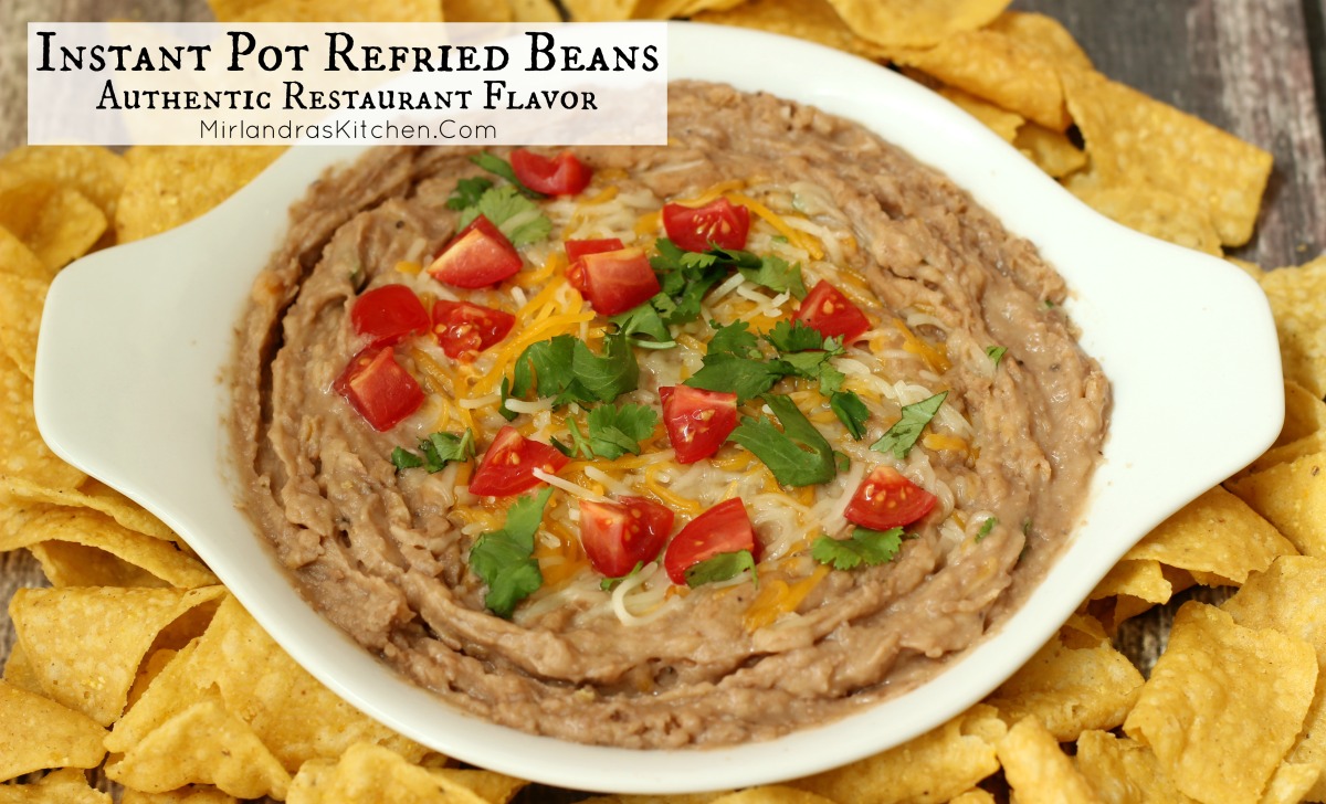 Instant Pot Refried Beans Mirlandra's Kitchen