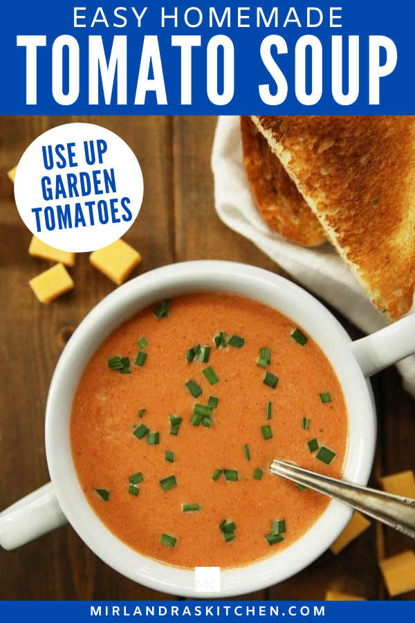 Garden Fresh Tomato Soup {Freezer Meal}