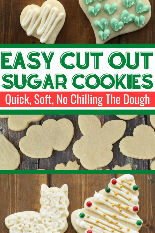 The Best Cutout Sugar Cookies (No Spread, No Chill) - On My Kids Plate